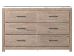 Senniberg White/Light Brown Dresser