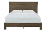 Shamryn Grayish Brown King Platform Bed