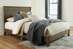 Shamryn Grayish Brown King Platform Bed