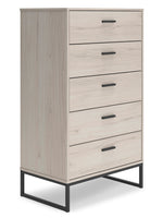 Socalle Natural Tone 5-Drawer Chest