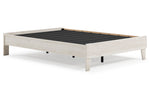 Socalle Natural Tone Full Platform Bed