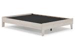 Socalle Natural Tone Queen Platform Bed