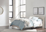 Socalle Natural Tone Twin Platform Bed with Headboard