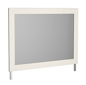 Stelsie White Wood Dresser Mirror