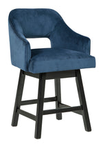 Tallenger 2 Blue Swivel Bar Stools