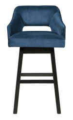 Tallenger 2 Blue Tall Swivel Bar Stools