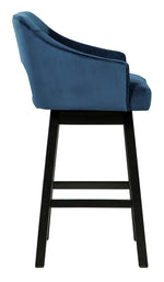 Tallenger 2 Blue Tall Swivel Bar Stools