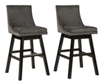 Tallenger 2 Dark Gray Tall Bar Stools