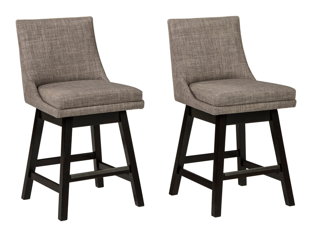 Tallenger 2 Light Gray Swivel Bar Stools