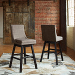 Tallenger 2 Light Gray Tall Bar Stools