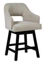 Tallenger 2 White Swivel Bar Stools