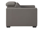 Texline Gray Leather Power Recliner