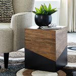 Trailbend Brown/Gunmetal Wood Accent Table