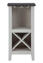 Turnley Antique White Wood Wine Cabinet