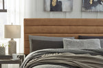 Vintasso Brown Queen Platform Bed