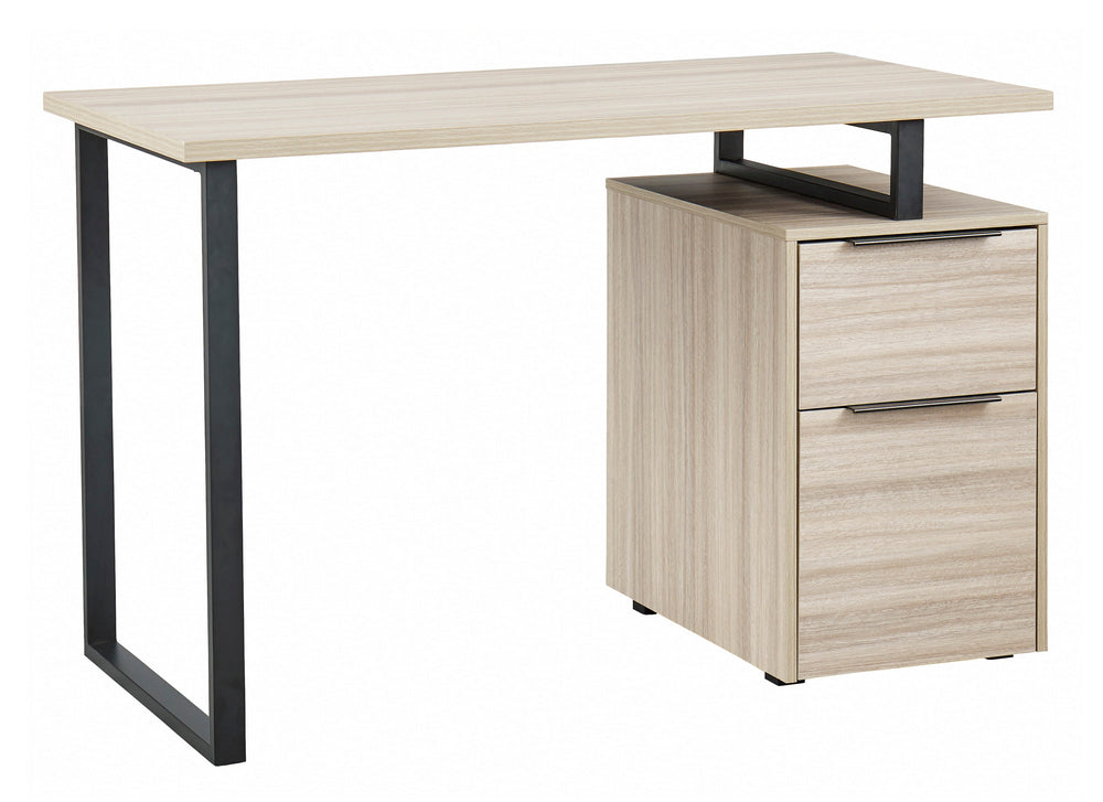 Waylowe Natural/Black Home Office Desk