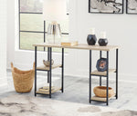 Waylowe Natural/Black 48" Home Office Desk