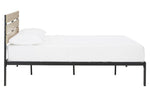 Waylowe Natural/Black Queen Platform Bed