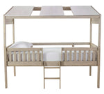 Wrenalyn Light Tan Wood Twin Loft Bed