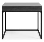 Yarlow Black Wood/Metal Lift-Top Home Office Desk