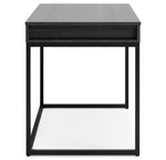 Yarlow Black Wood/Metal Lift-Top Home Office Desk