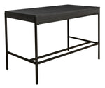 Yarlow Black Wood/Metal 48" Home Office Desk