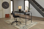 Yarlow Black Wood/Metal 48" Home Office Desk