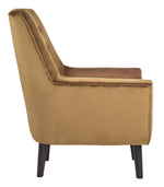 Zossen Amber Velvet Accent Chair