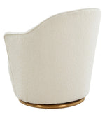 Skyla Glam Cream Boucle Swivel Chair