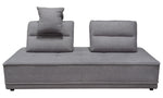 Slate Grey Fabric Lounge Seating Platform