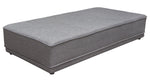 Slate Grey Fabric Lounge Seating Platform