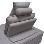 Slate Grey Fabric Lounge Seating Platform