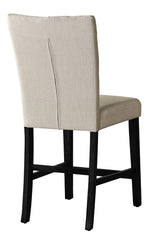 Sofia 2 Beige Linen Counter Height Chairs