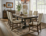 Stonington Brown/Charcoal Brown Wood Dining Table