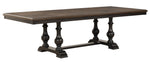 Stonington Brown/Charcoal Brown Wood Dining Table