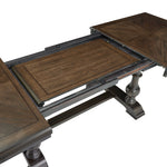 Stonington Brown/Charcoal Brown Wood Dining Table