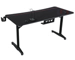 Tarnov Black Carbon Fiber/Steel Gaming Desk