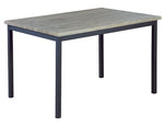 Terrassa 5-Pc Gray Wood/Metal Dining Table Set