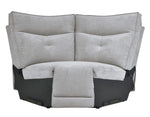 Tesoro 6-Pc Mist Gray RAF Manual Recliner Sectional