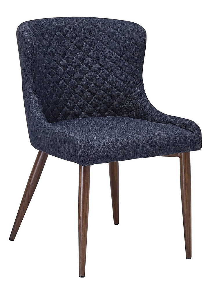 Oaklynn 2 Charcoal Linen/Wood Side Chairs