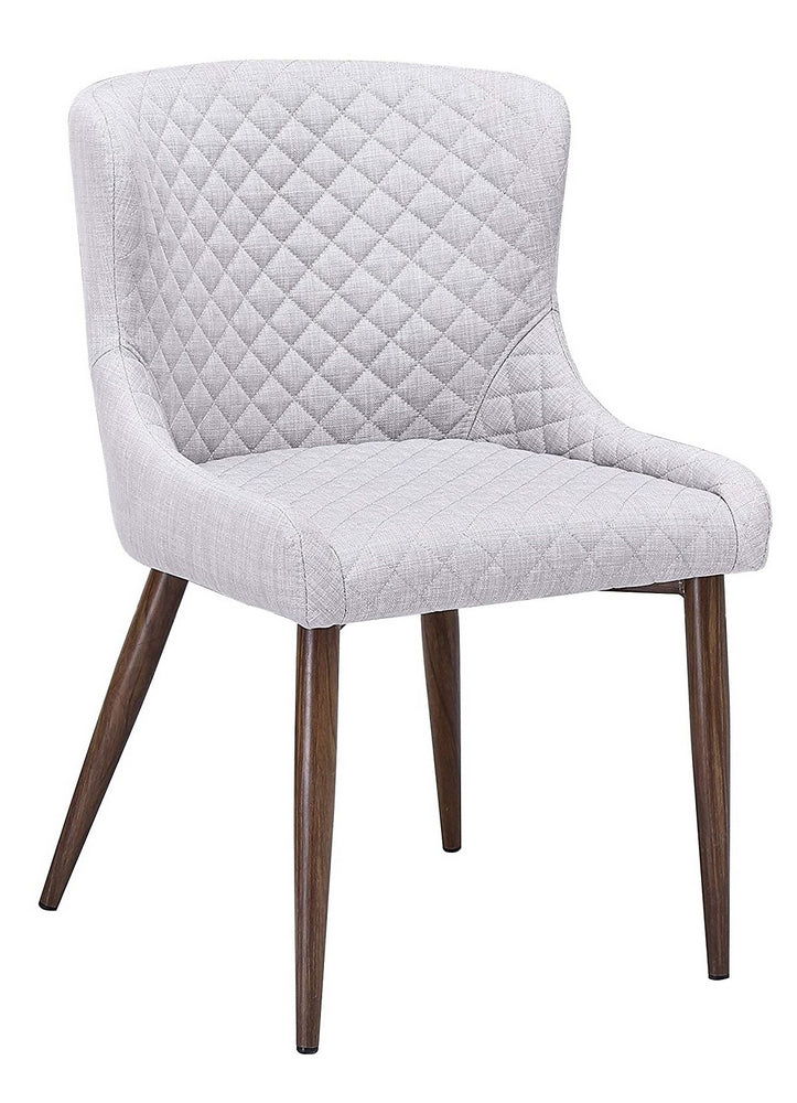 Oaklynn 2 Light Grey Linen/Wood Side Chairs