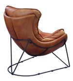 Thurshan Aperol Top Grain Leather Accent Chair