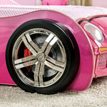 Velostra Car Design Pink Wood Twin Bed