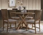 Venus Antique Natural Oak Wood Dining Table