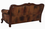 Victoria 2-Pc Tri-Tone Leather Sofa Set