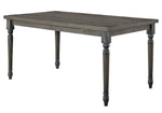 Wallace Weathered Gray Wood Rectangular Dining Table