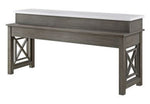 Wandella 4-Pc Beige/Weathered Gray Counter Height Table Set