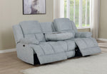 Waterbury Grey Fabric Power Recliner Sofa