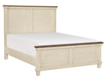 Weaver Antique White Wood Cal King Bed