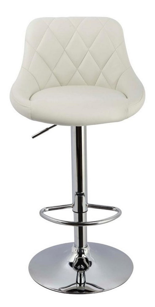 Westchester 2 White Faux Leather Bar Chairs